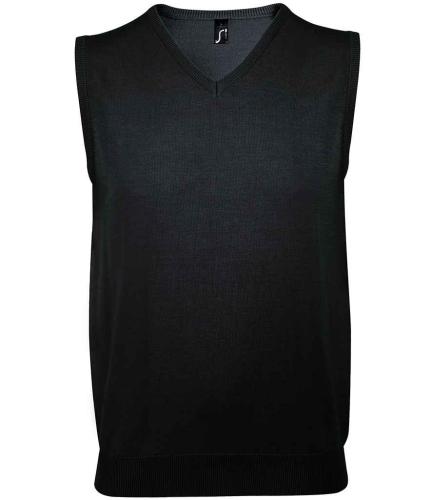 SOL'S Gentlemen Sleeveless Cotton Acrylic V Neck Sweater